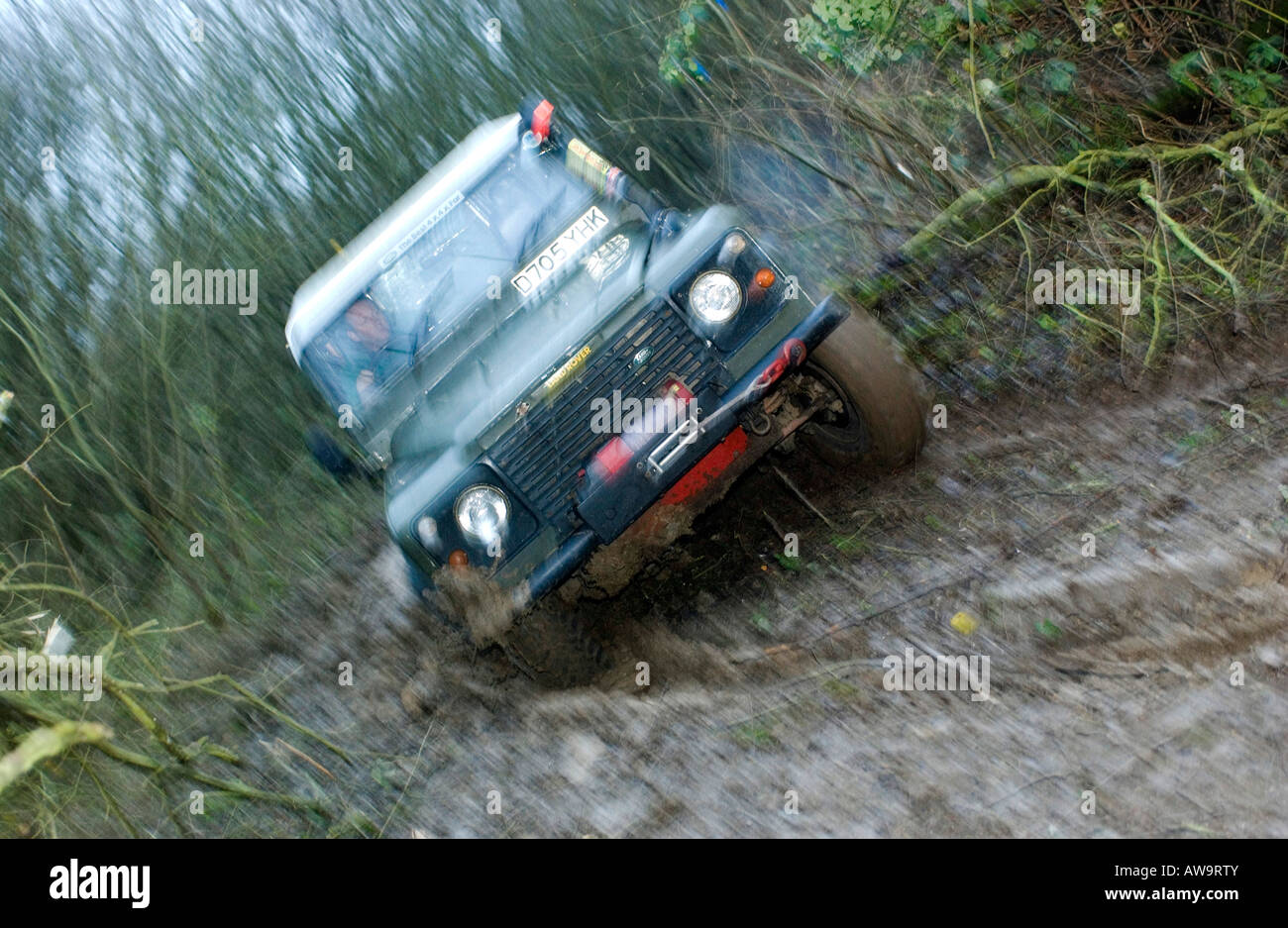 Essex Land Rover Club Tag in Nacht Studien Mitte Essex Kiese Chelmsford 7. Dezember 2002 Stockfoto