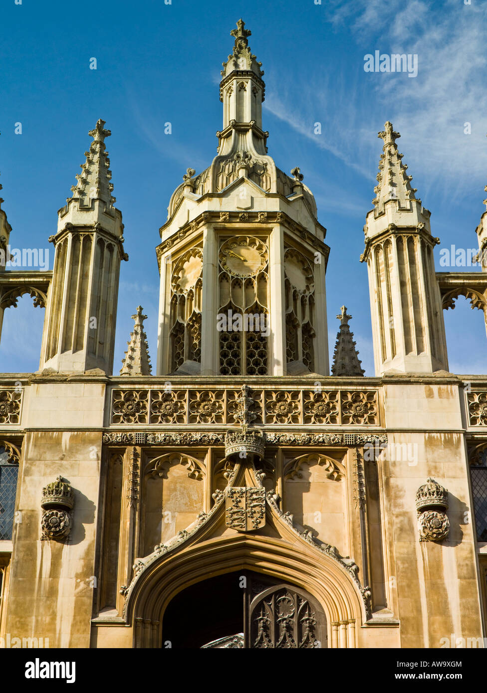 Das Torhaus, Kings College, Cambridge Stockfoto