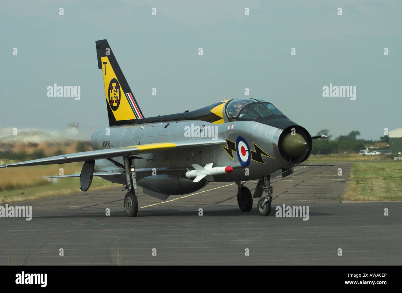 Lightning T5 English Electric Interceptor Trainer Kampfjet Stockfoto