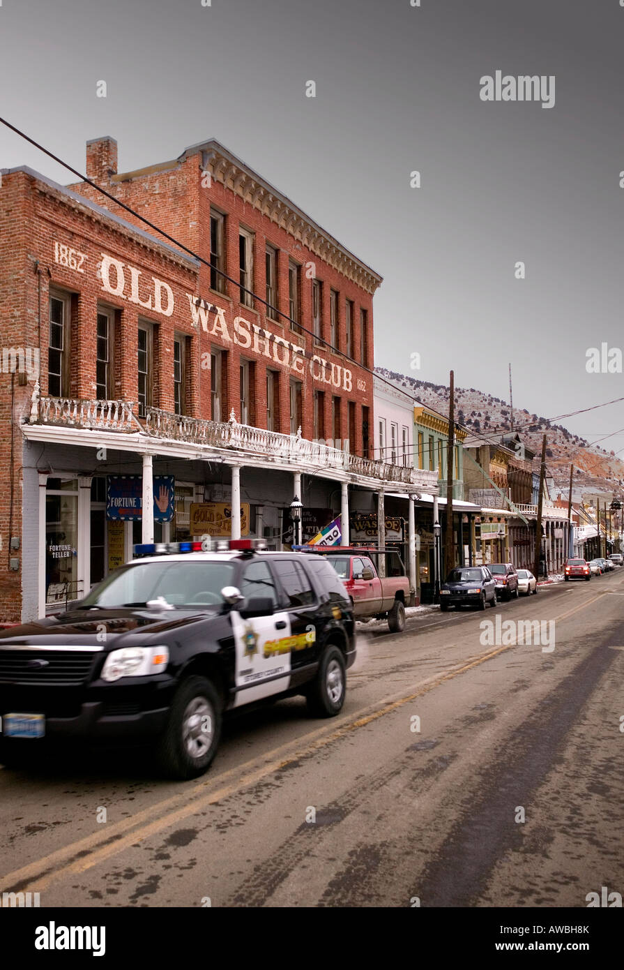 Main St Virginia City Nevada, USA Stockfoto