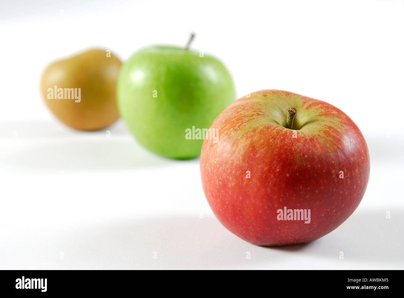 Auswahl an englischen Äpfel Stockfoto