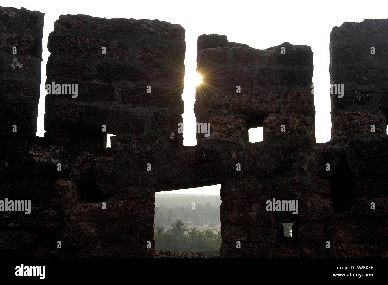 BEKAL FORT, KANJANGAD/KANHANGAD, KASARAGOD DIST Stockfoto