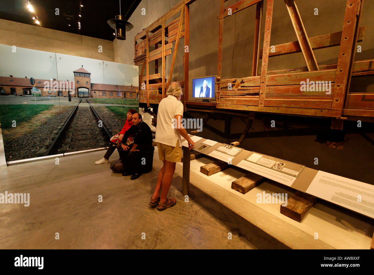 Yad Vashem Holocaust Märtyrer und Helden Autorität der neuen Holocaust History Museum von Moshe Safdie entworfen Stockfoto