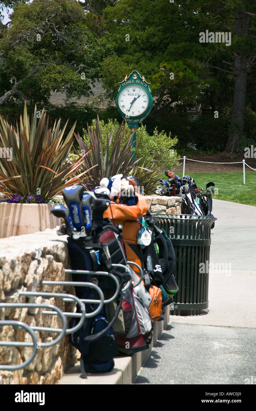 Ersten Abschlag Carmel Pebble Beach, Kalifornien, USA Stockfoto