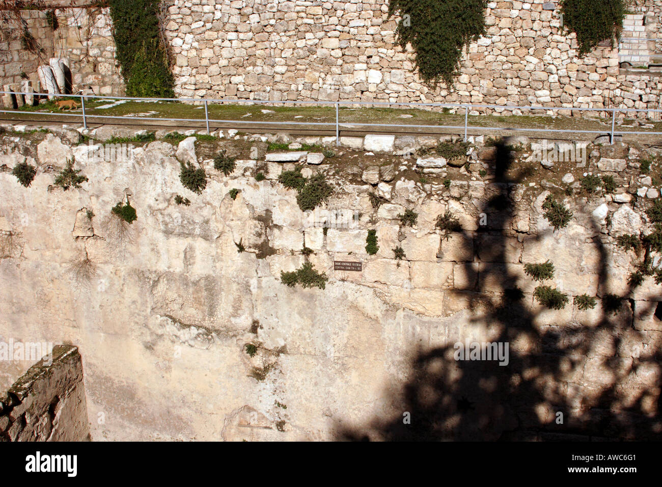 Israel Jerusalem der Teich von Bethesda die zentralen dam Stockfoto