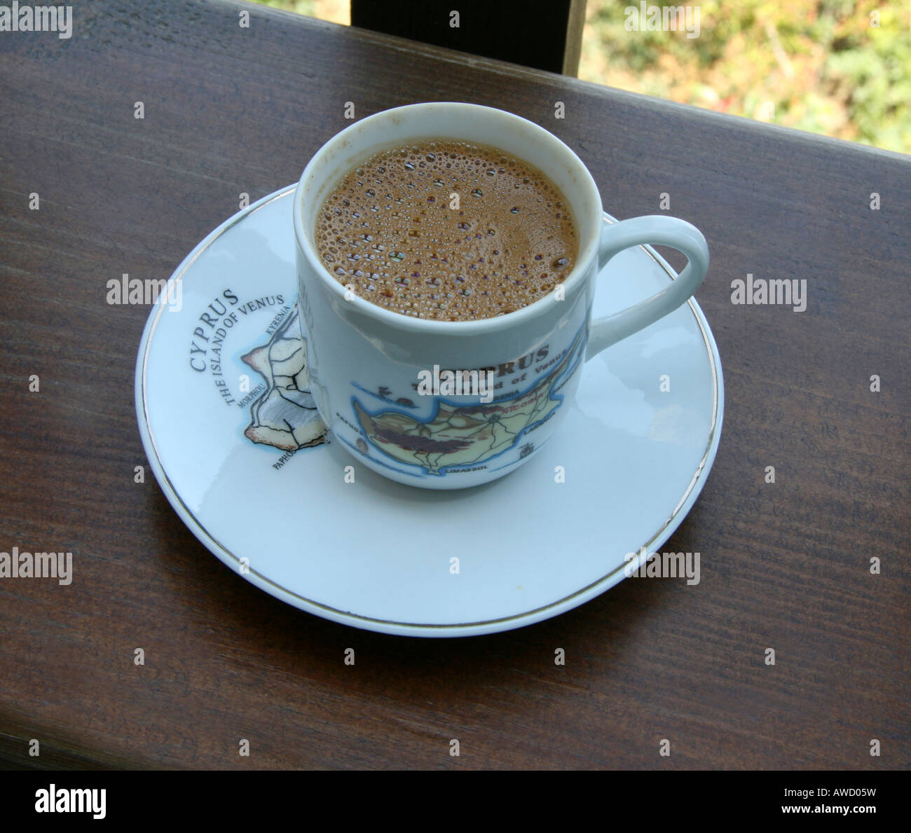 Zypriotische Kaffee, Zypern, Europa Stockfoto
