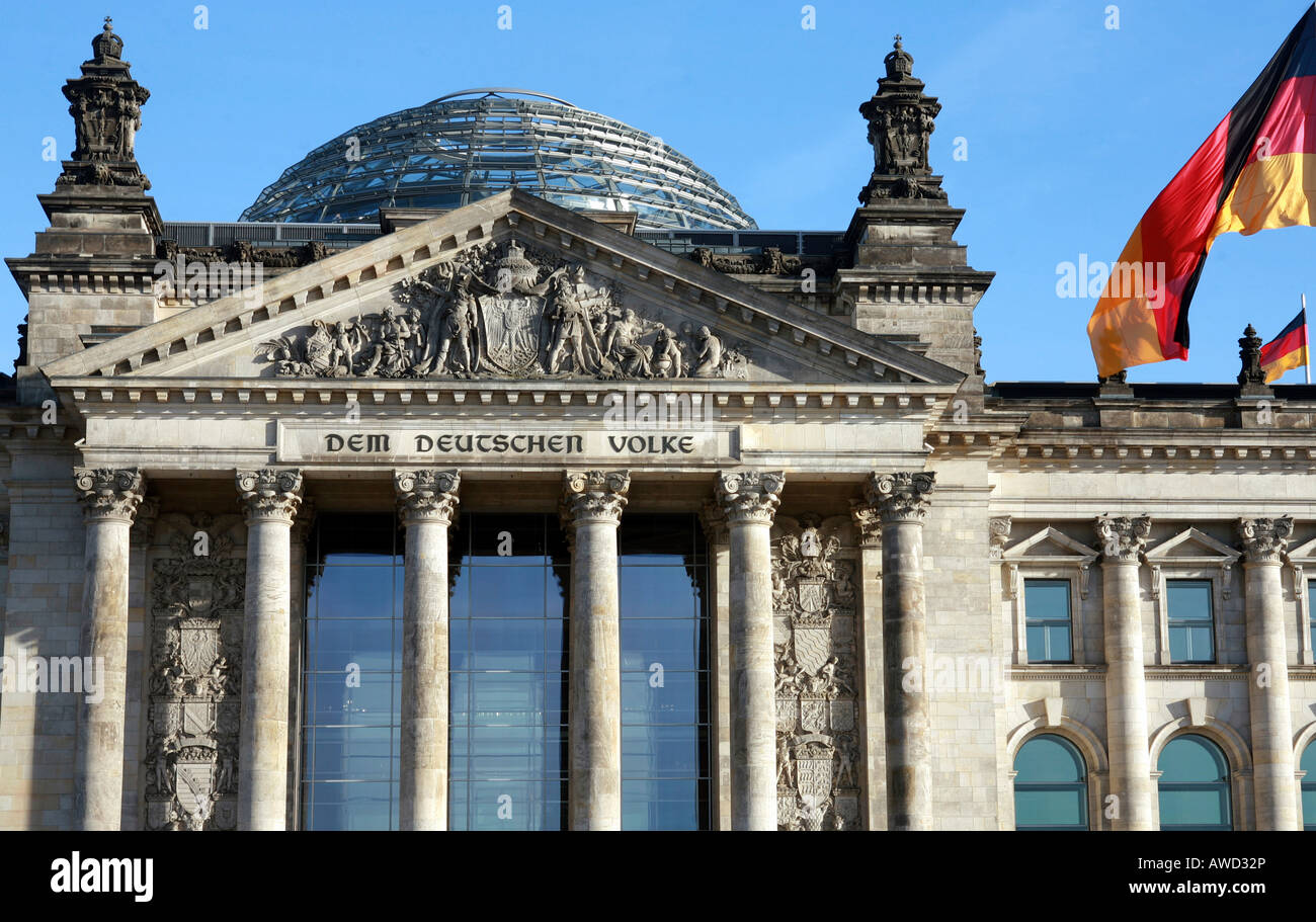 Reichstag (Imperiale Diät), Berlin, Deutschland, Europa Stockfoto