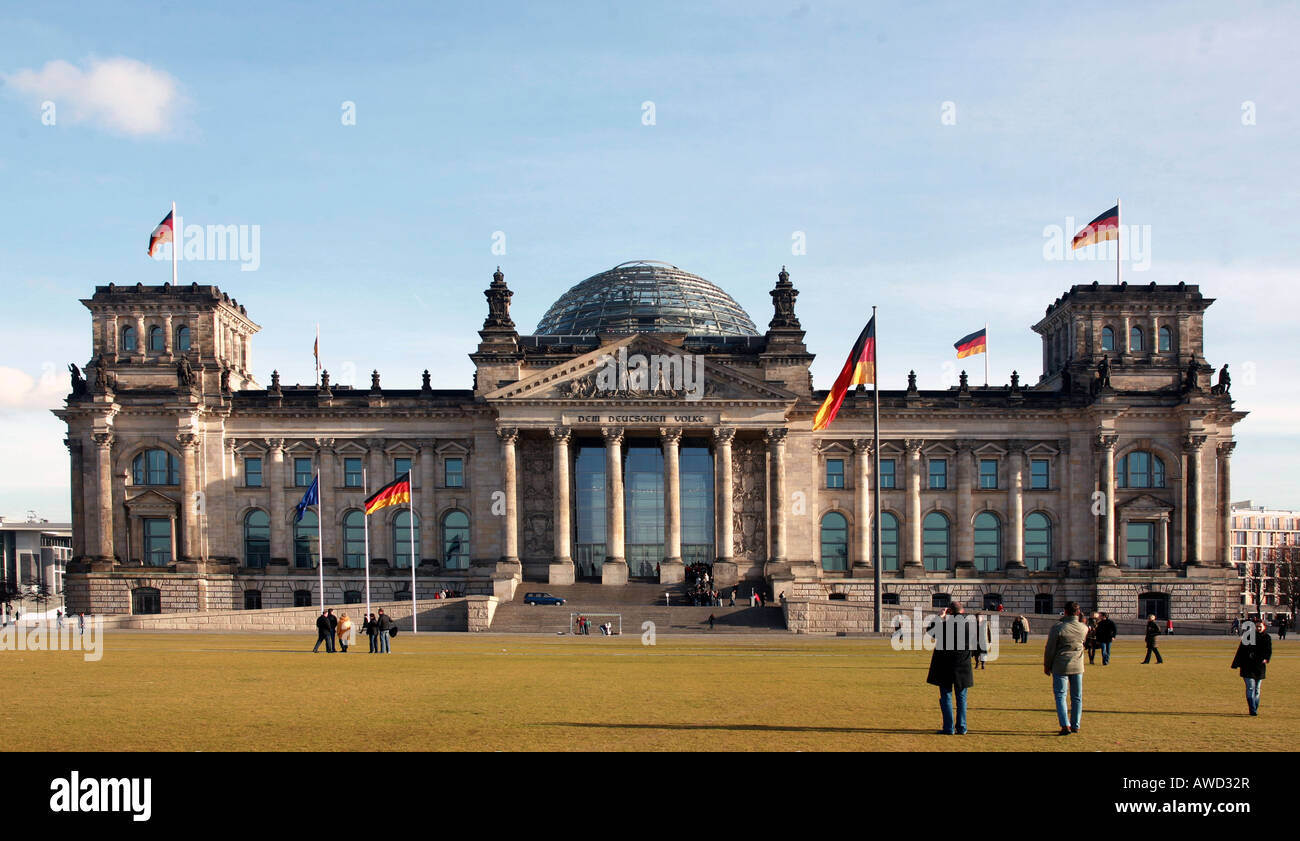 Reichstag (Imperiale Diät), Berlin, Deutschland, Europa Stockfoto