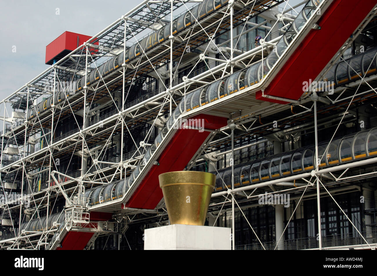 Centre Georges Pompidou, Paris, Frankreich, Europe Stockfoto