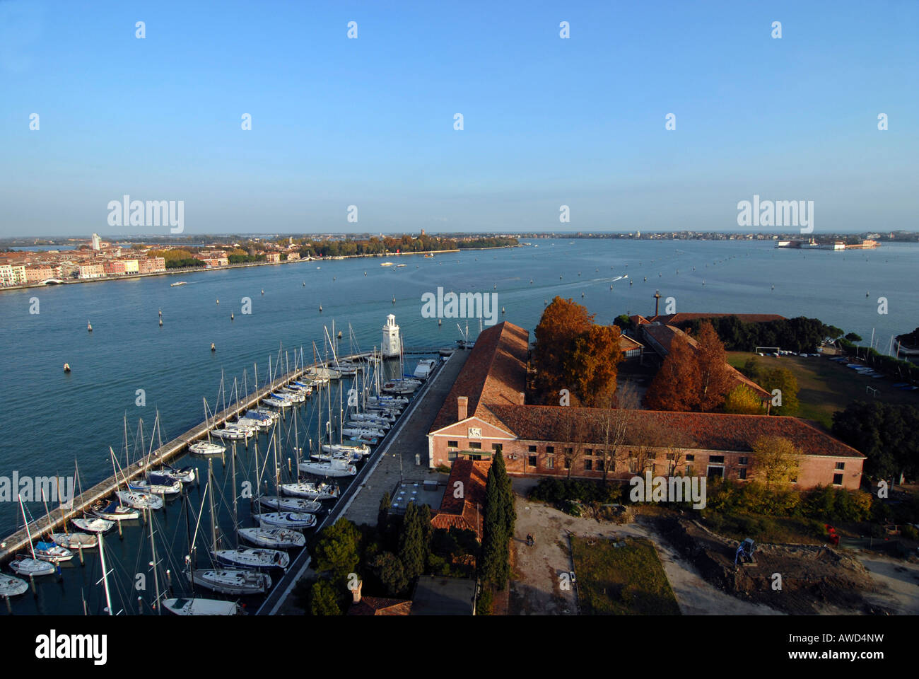 Blick auf die Adria bei San Giorgio, Venedig, Veneto, Italien, Europa Stockfoto