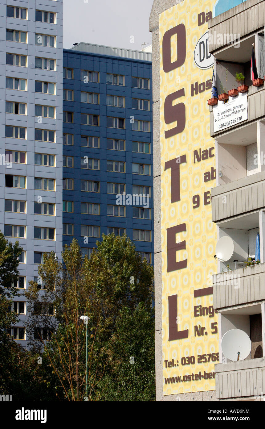 OSTEL Hostel in Ostberlin, Deutschland, Europa Stockfoto