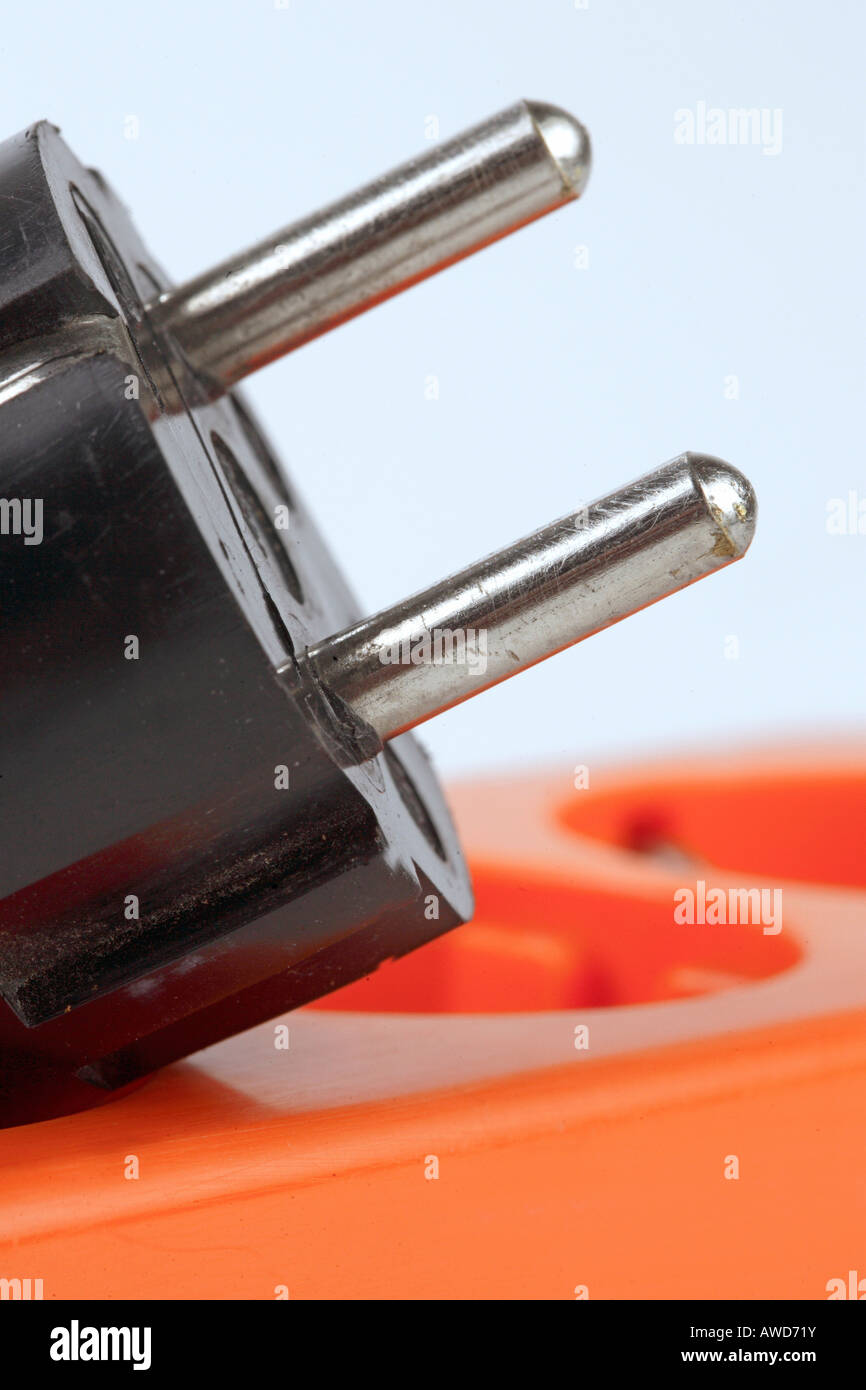Steckverbinder und stoßfest socket Stockfoto
