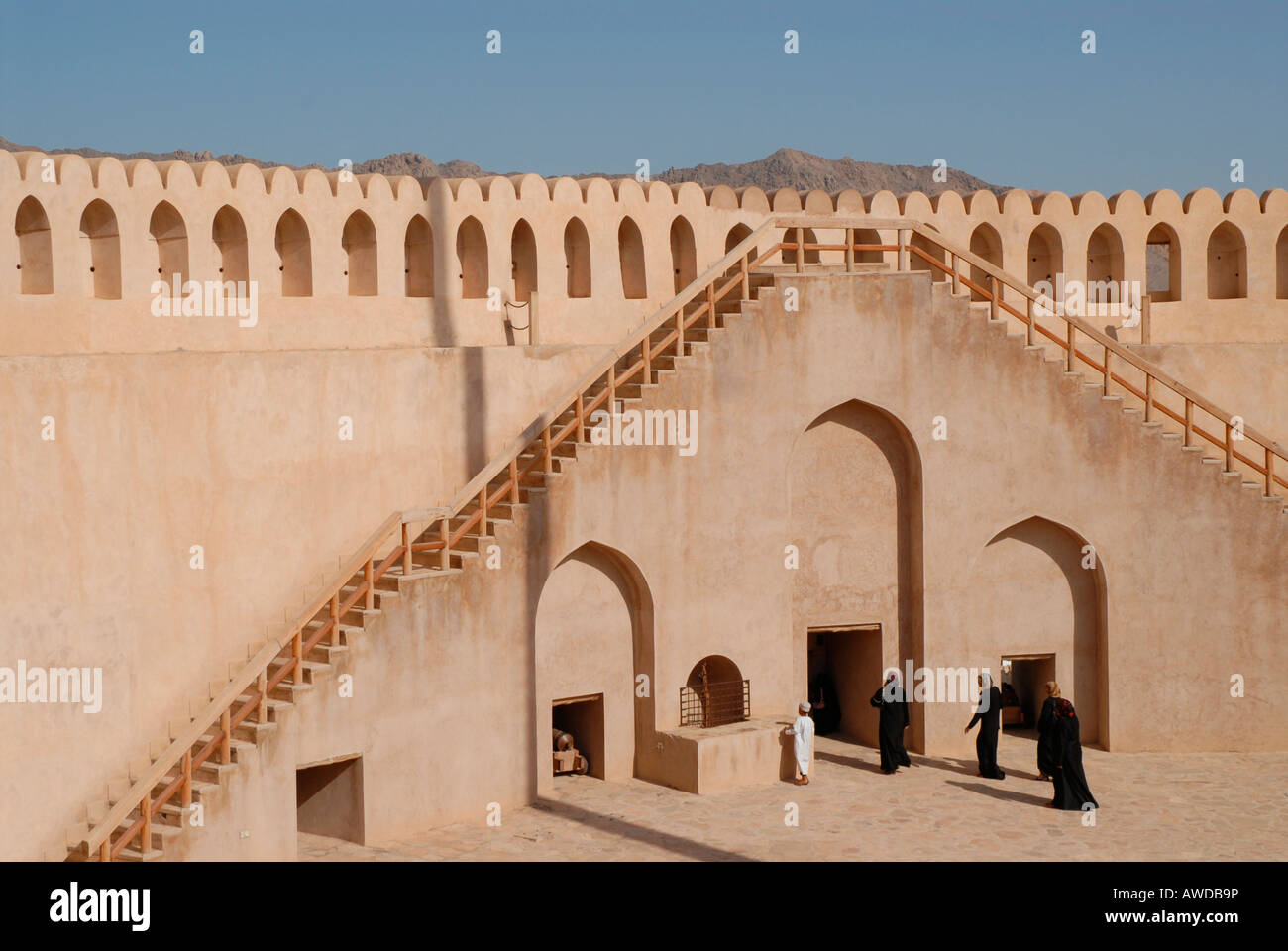 Festung von Nizwa, Nizwa, Oman Stockfoto