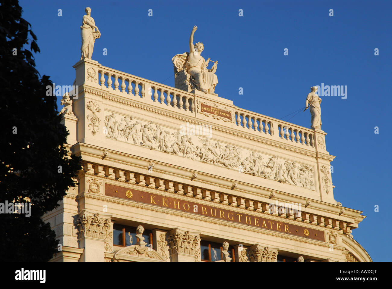 Hofburg-Theater, Wien, Österreich, Europa Stockfoto