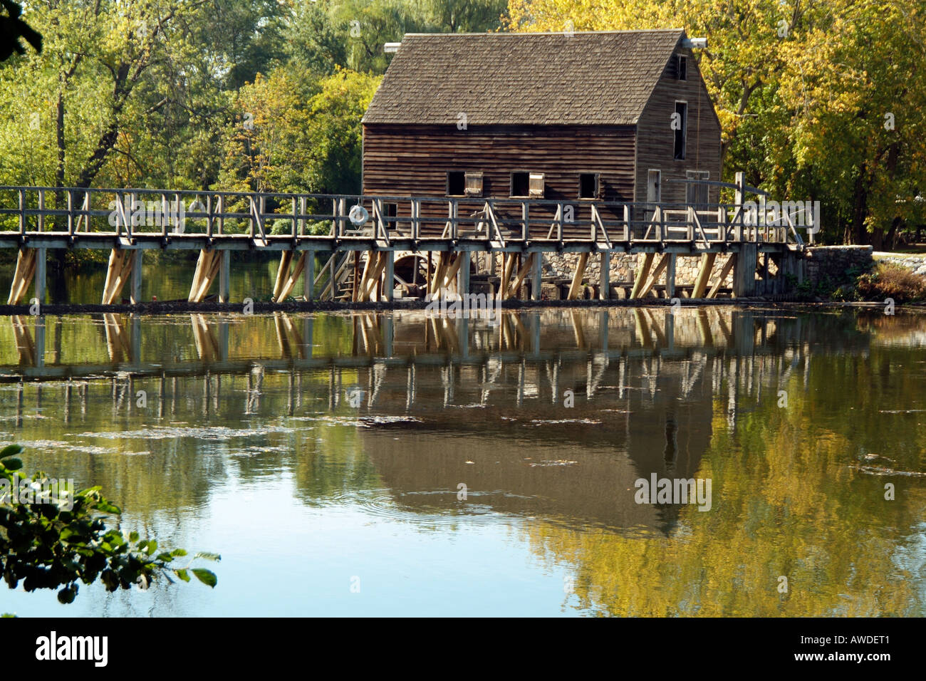 Die Mühle Philipsburg Manor Sleepy Hollow New York USA Stockfoto