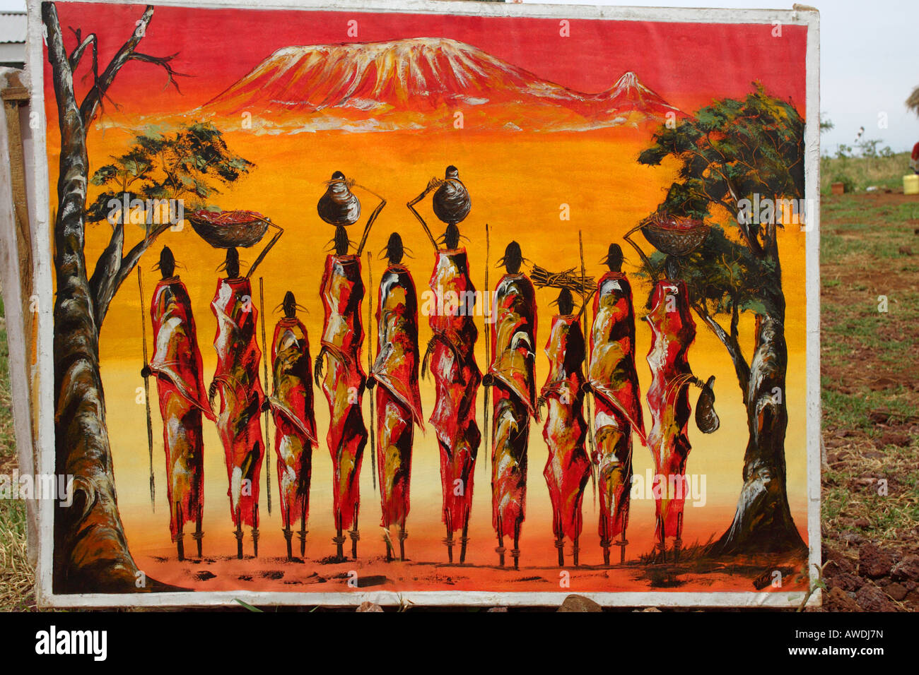 Afrikanische malerei -Fotos und -Bildmaterial in hoher Auflösung – Alamy