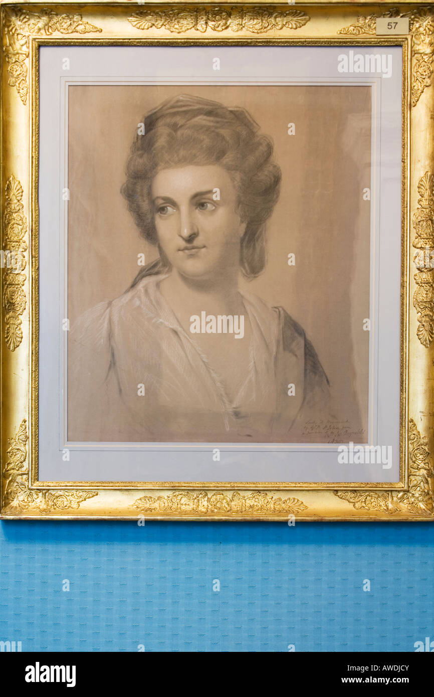 Lady Diana Spencer Porträt genommen in Lydiard House, Swindon, Wiltshire, England, UK Stockfoto