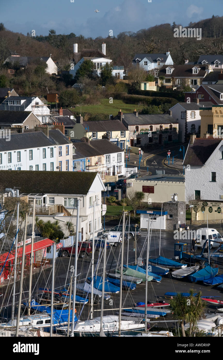Saundersfoot Pembrokeshire wales Stockfoto