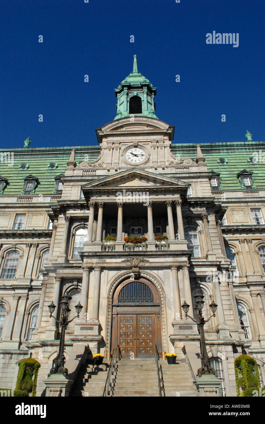 Rathaus in Old Montreal Provinz von Quebec Kanada Stockfoto