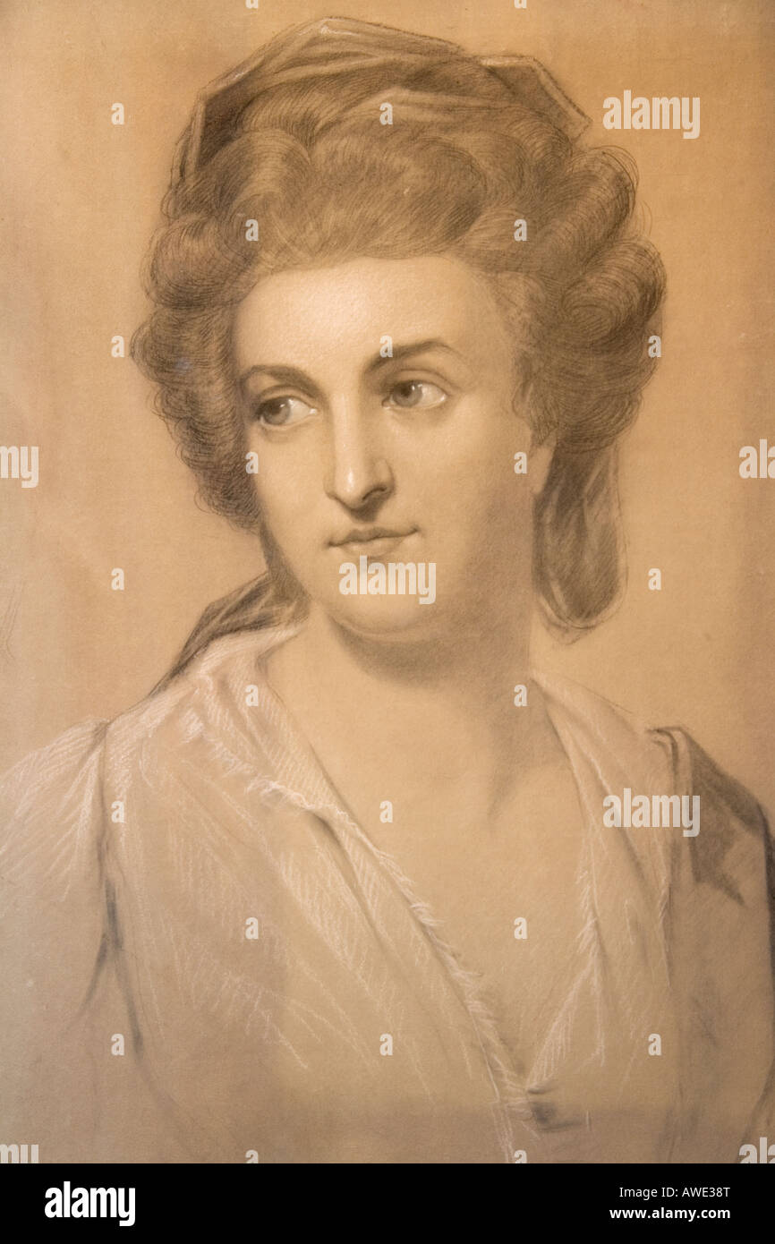 Lady Diana Spencer Porträt genommen in Lydiard House, Swindon, Wiltshire, England, UK Stockfoto