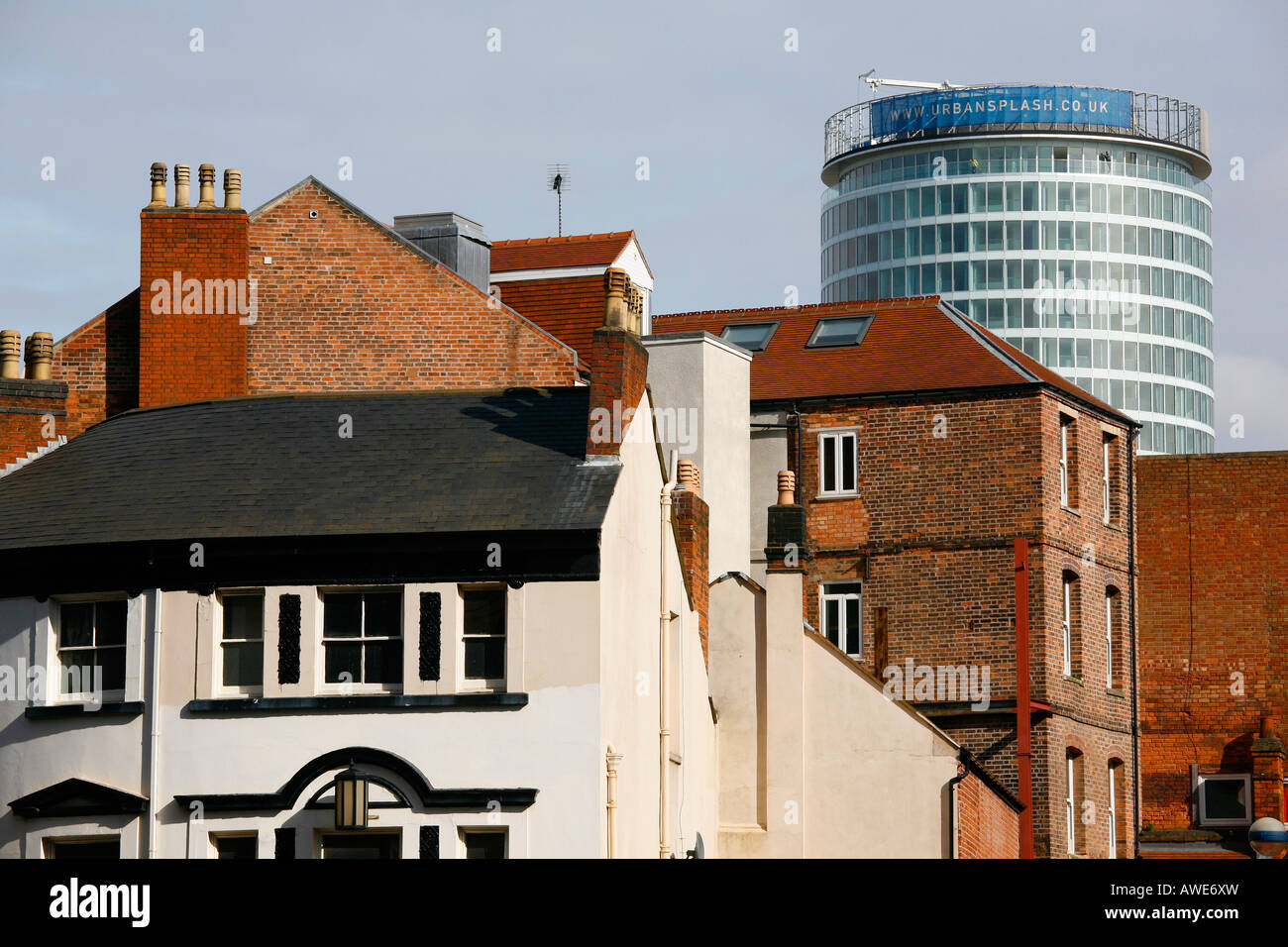 Die Rotunde durchläuft eine Facelift in Birmingham City Centre England UK Stockfoto