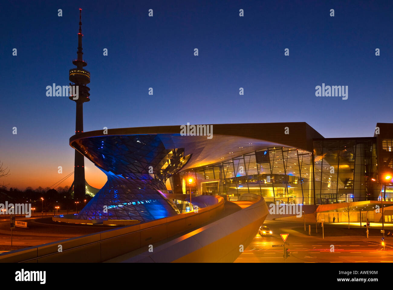 BMW Welt (BMW Welt) Messegelände, München, Bayern, Deutschland Stockfoto