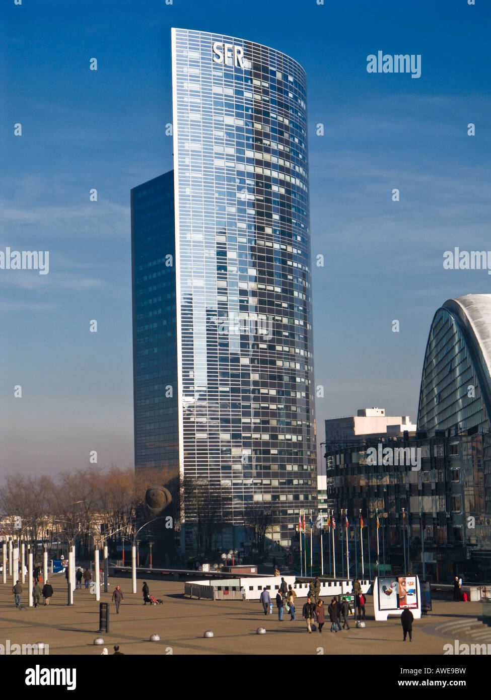 SFR Wolkenkratzer La Défense, Paris, Frankreich-Europa Stockfoto