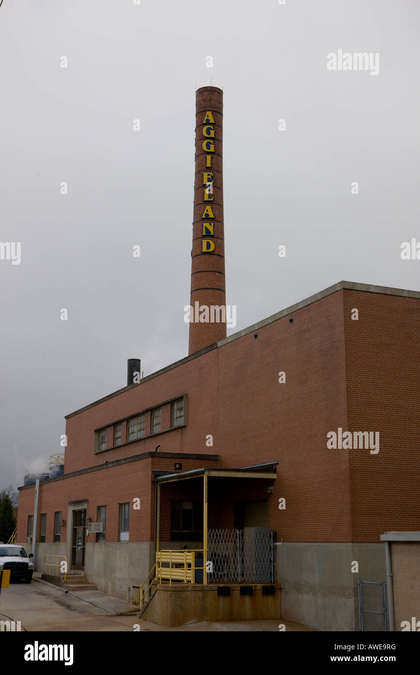 Aggieland Fabrik Market Street Greensboro in North Carolina 8. März 2008 Stockfoto