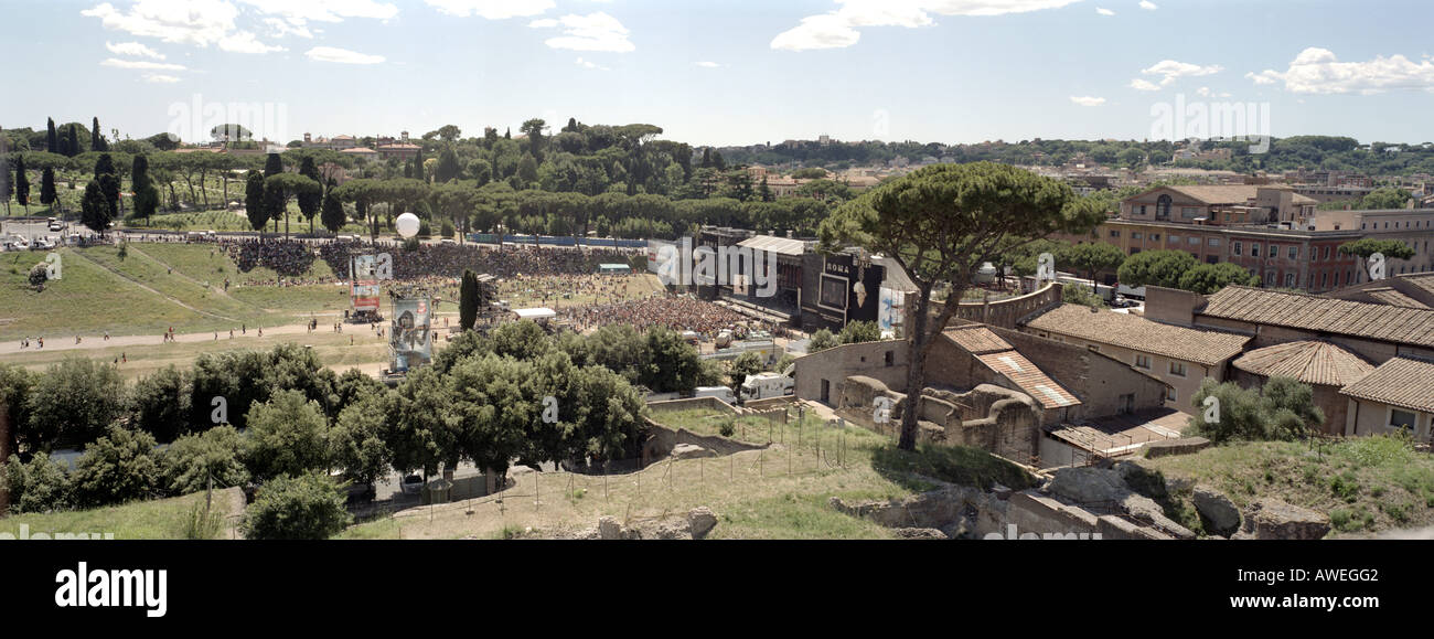 Zirkus Maximus, live8-Rom Stockfoto