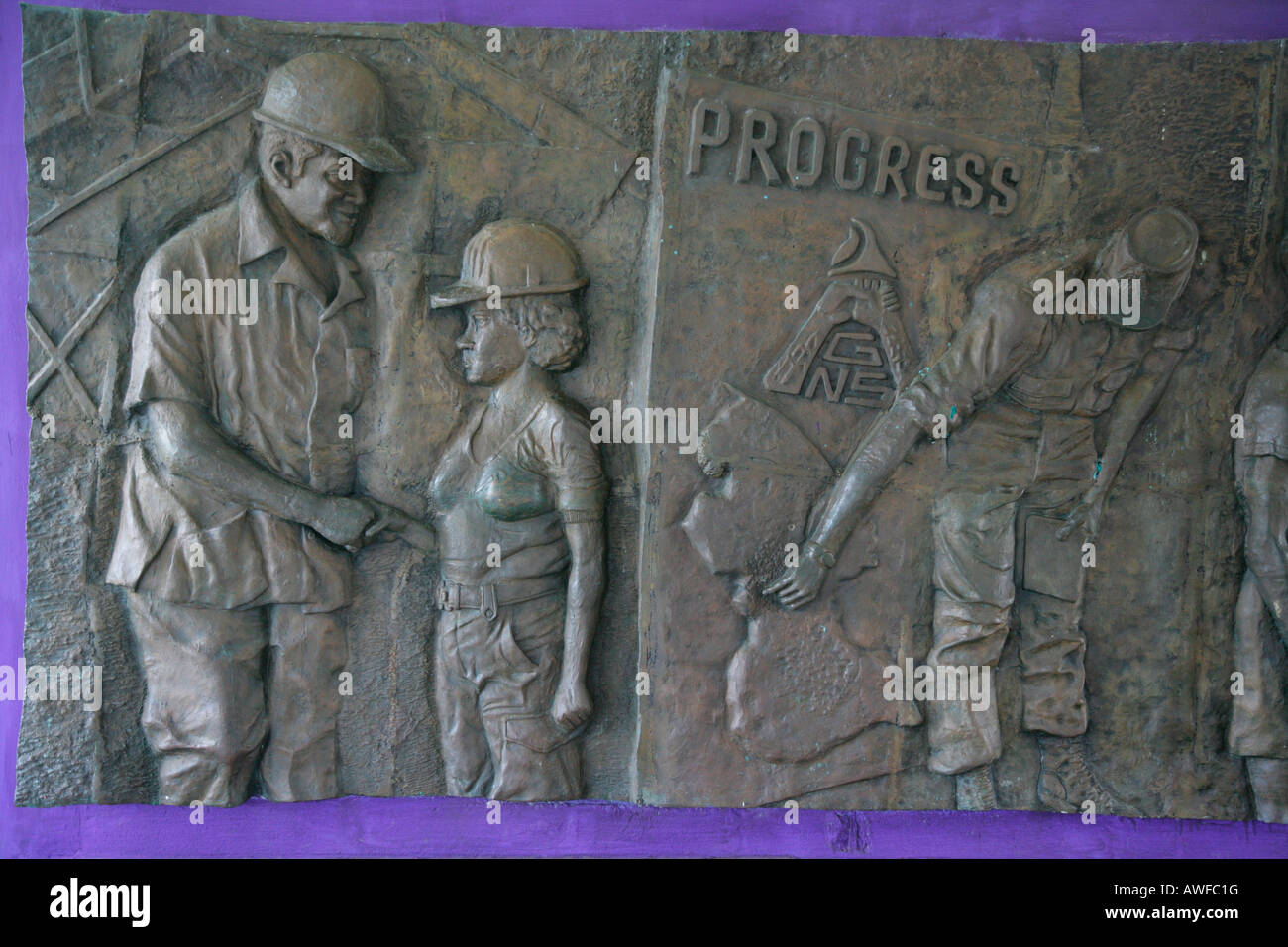 "Tag der Republik" Denkmal in Georgetown, Guyana, Südamerika Stockfoto