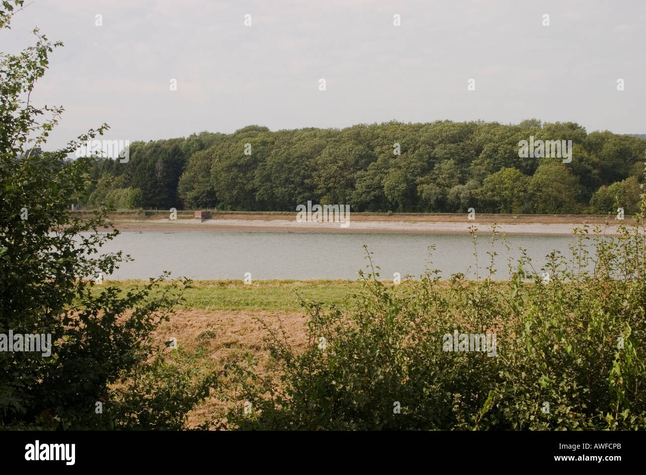 Llanishen Reservoir Gelände des umstrittenen Pläne für Wohnanlage Cardiff UK Stockfoto