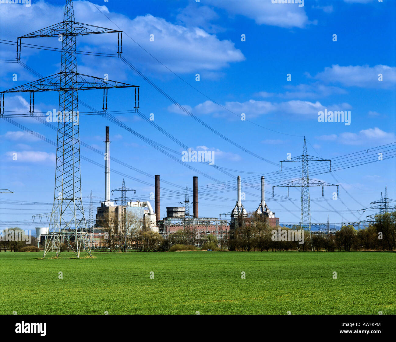 Ehemalige Braunkohle-Werk in Borken, Hessen, Deutschland, Europa Stockfoto