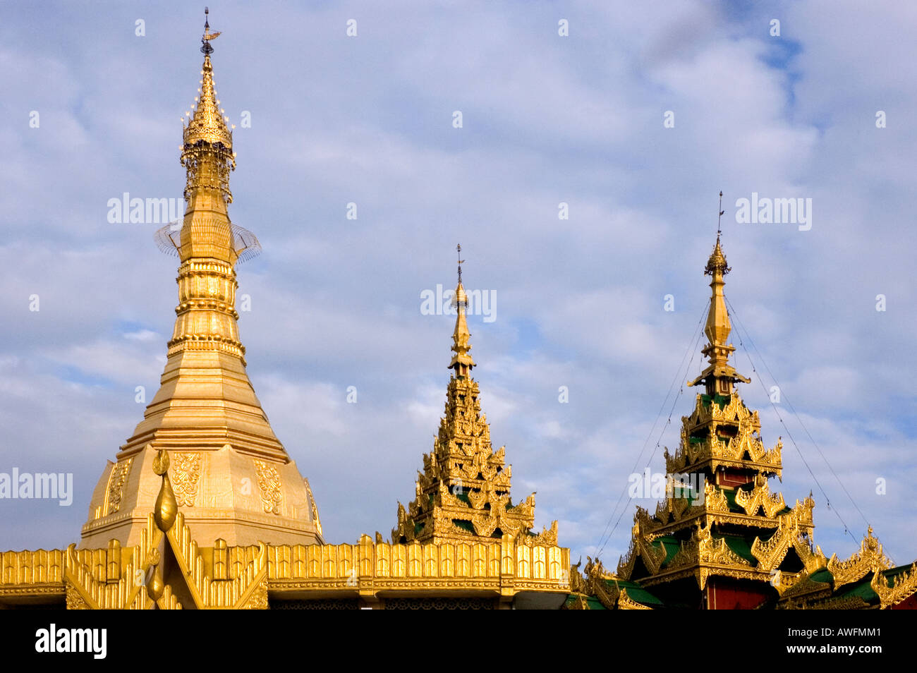 Stock Foto von 2000 tausend Jahre alte Sule-Pagode im zentralen Yangon Myanmar Stockfoto