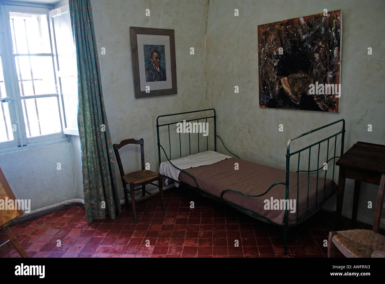 Rekonstruktion Von Vincent Van Gogh S Zimmer In Der Anstalt