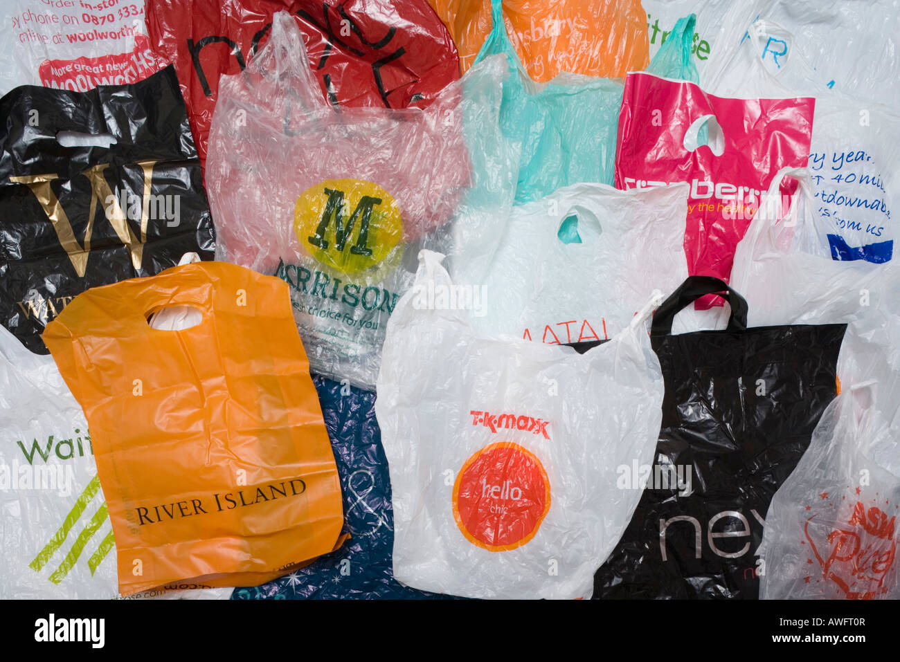 Tragetaschen Stockfoto