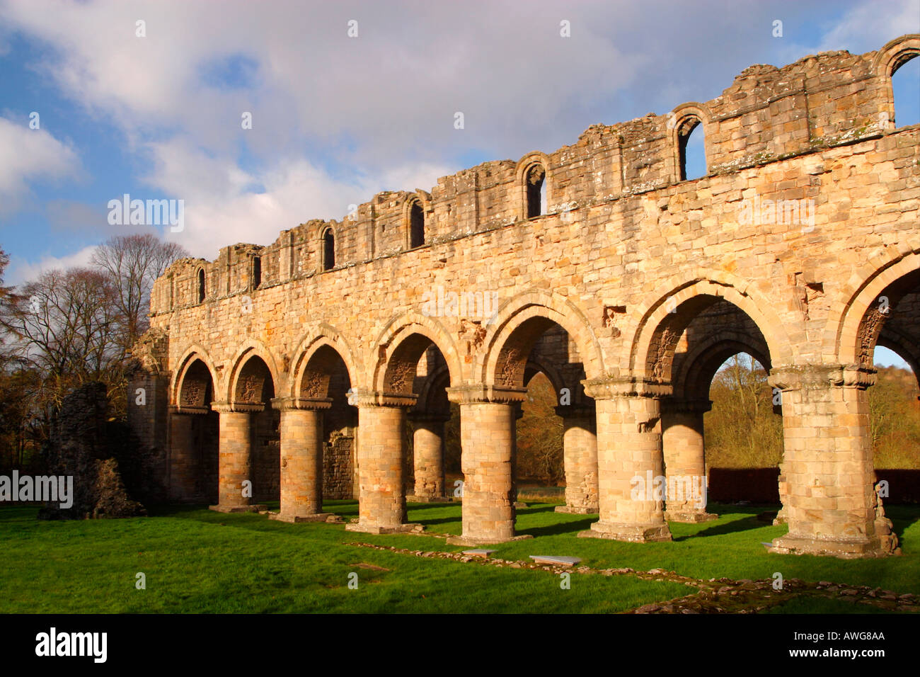 Buildwas Abbey Shropshire England Großbritannien Großbritannien Großbritannien Großbritannien Britische Inseln Europa Stockfoto