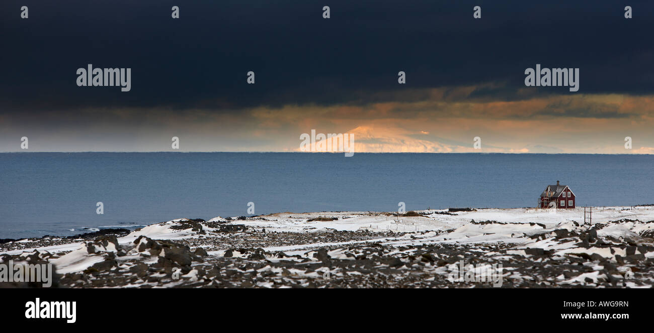 Der Gletscher Snaefellsjökull Stockfoto