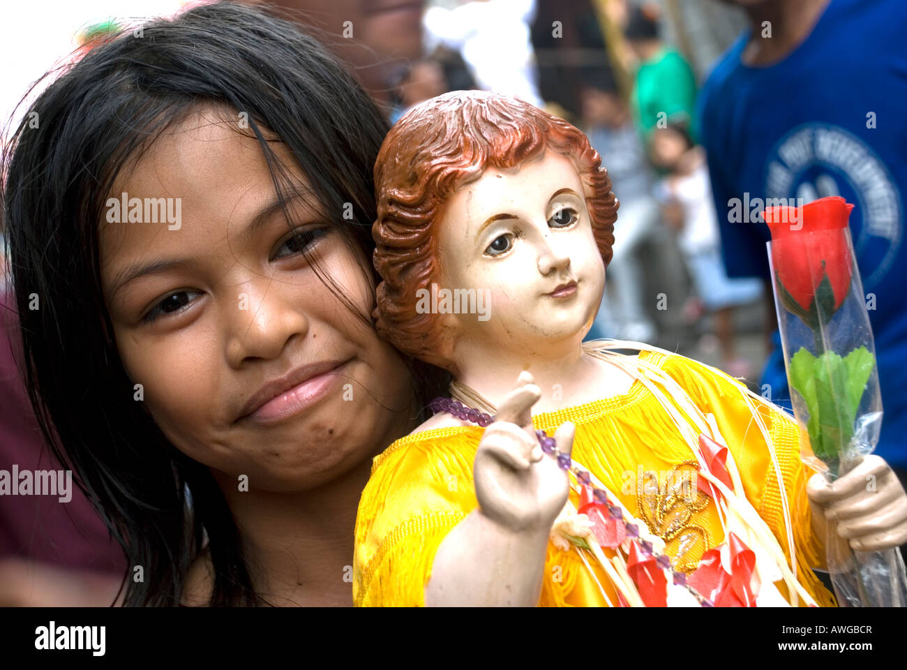 Philippinen Manila Santa Nino Festival Tondo Stockfoto