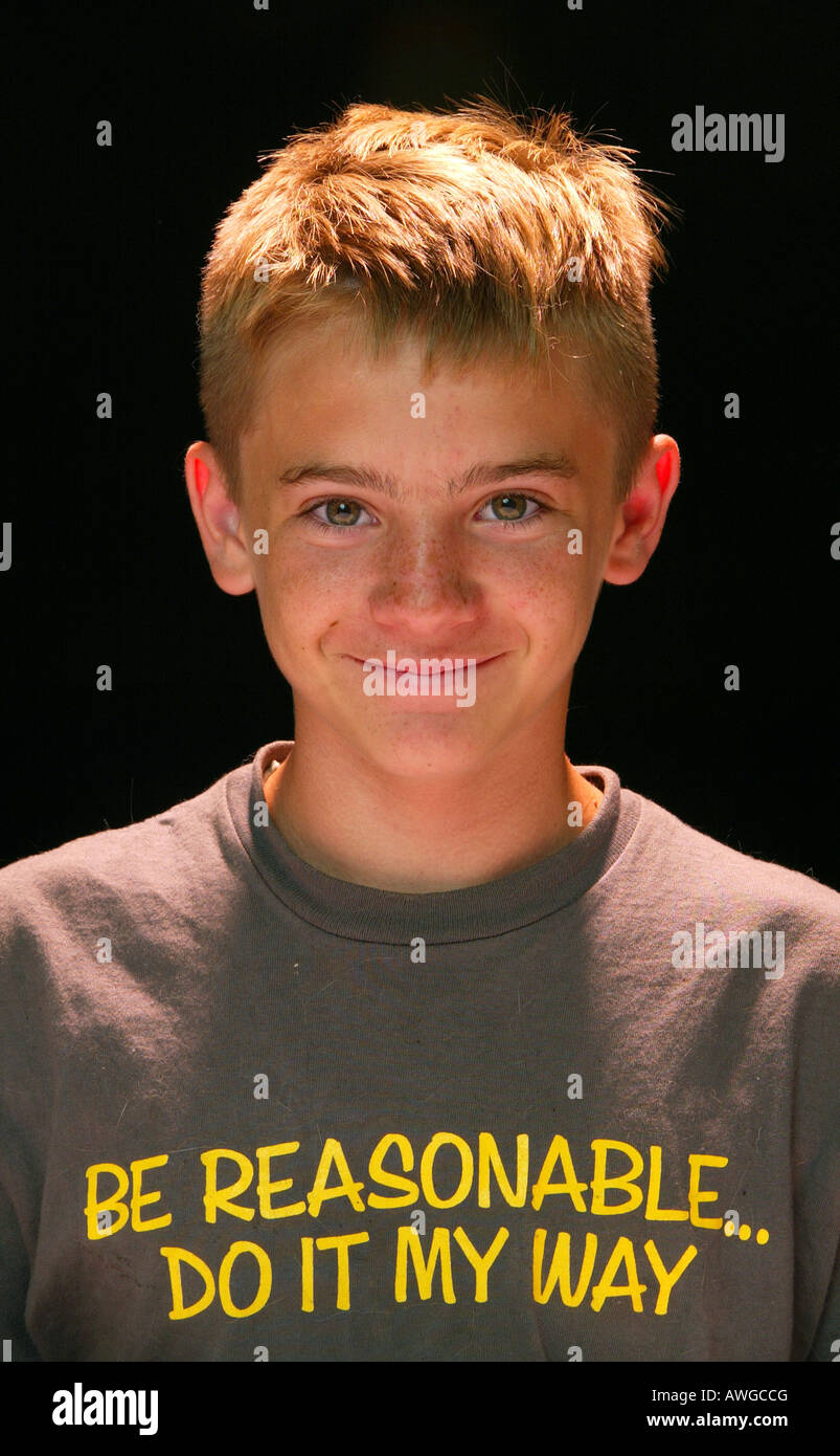 Teen Boy Model Stockfotos und -bilder Kaufen - Alamy