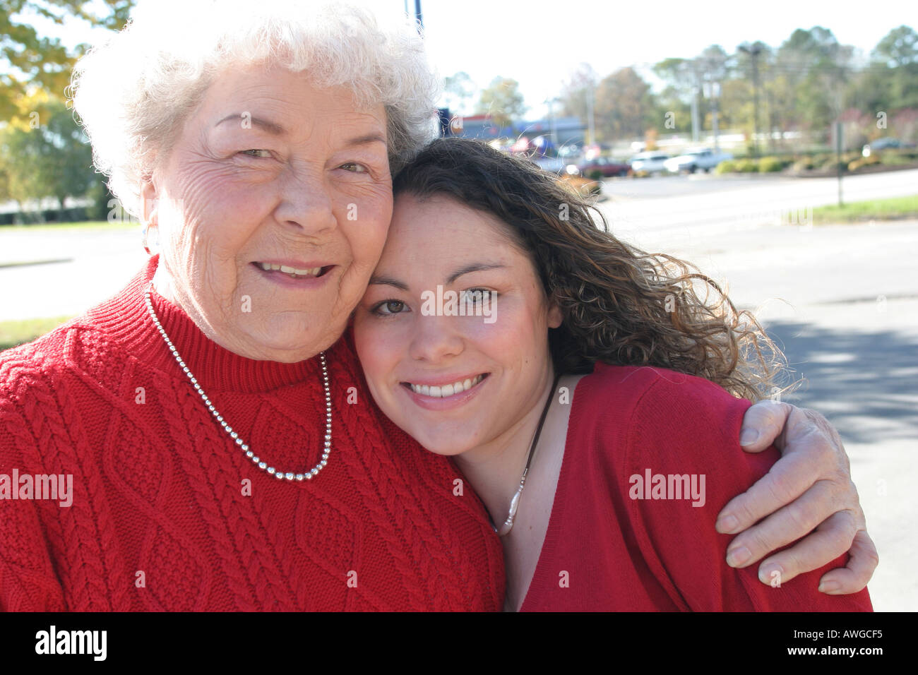 Alabama DeKalb County, Fort Payne, Großfamilie, Familien, Mutter Mutter, Mutter, Eltern, Vater, Vater, Vater, Kind, Kinder, Vorbild, Beziehung, Alterskontrast, Erwachsener g Stockfoto