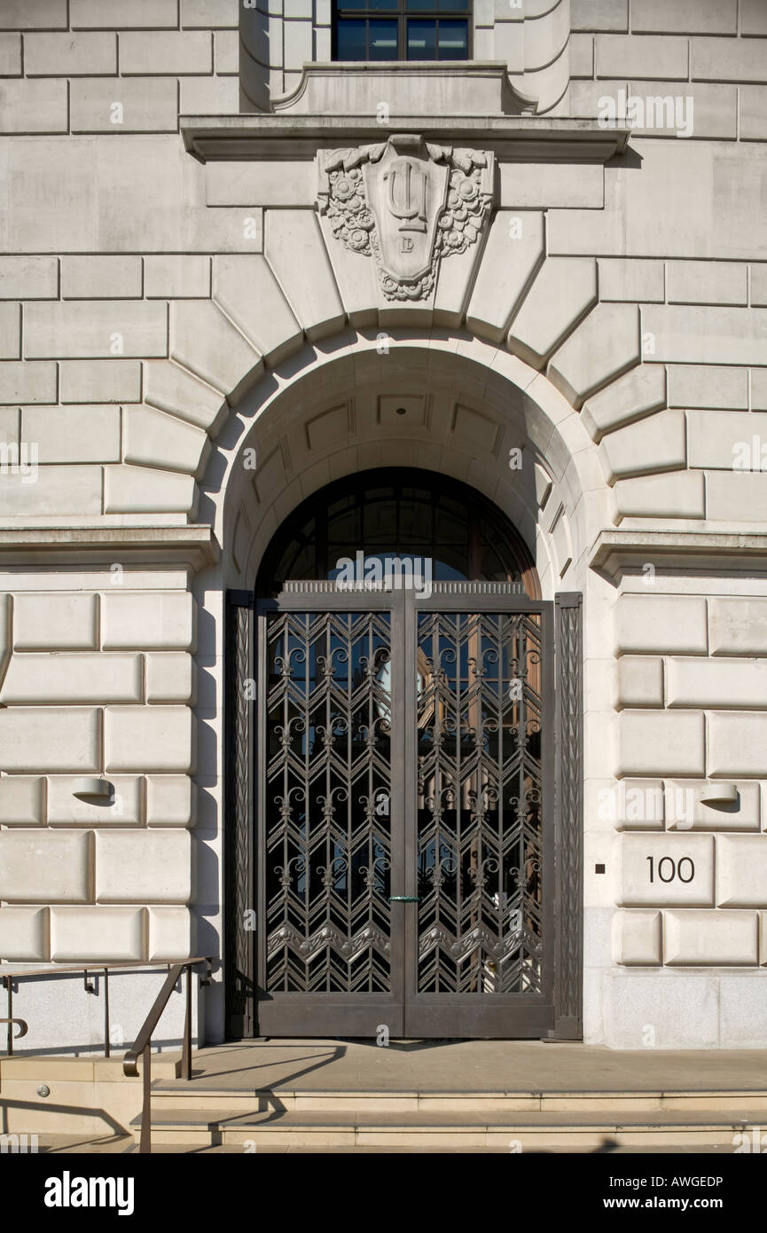 Unilever-Haus in Blackfriars London Stockfoto