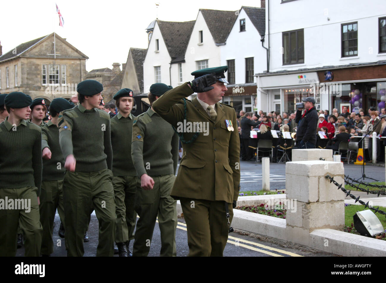 Erinnerung-Tag in Witney Oxfordshire UK 2007. Stockfoto