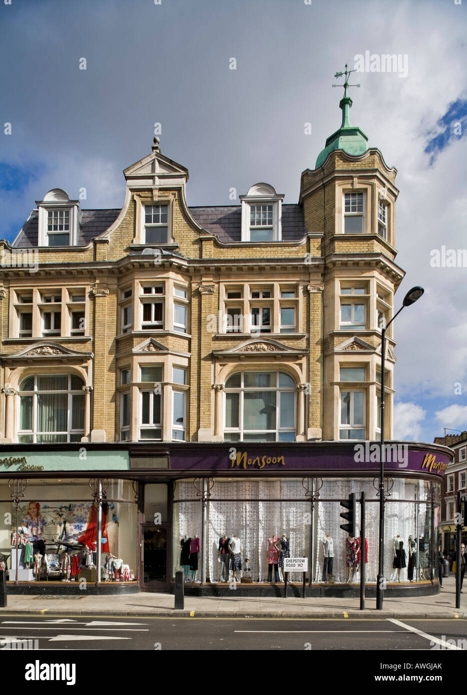 Westbourne Grove Apartments in West London Stockfoto