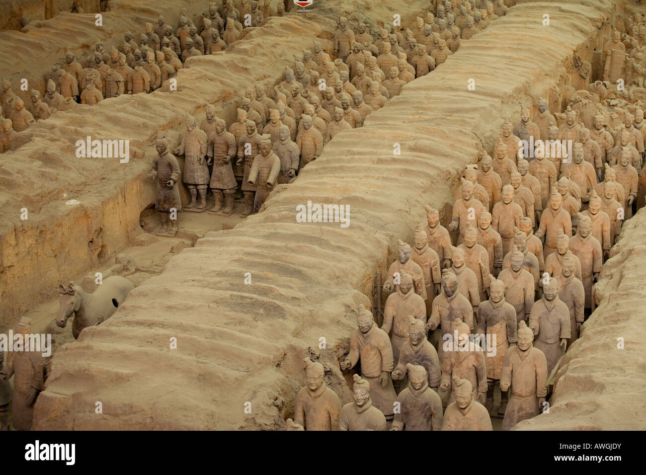 Die Terrakotta Armee in Xi ' an, Volksrepublik China Stockfoto