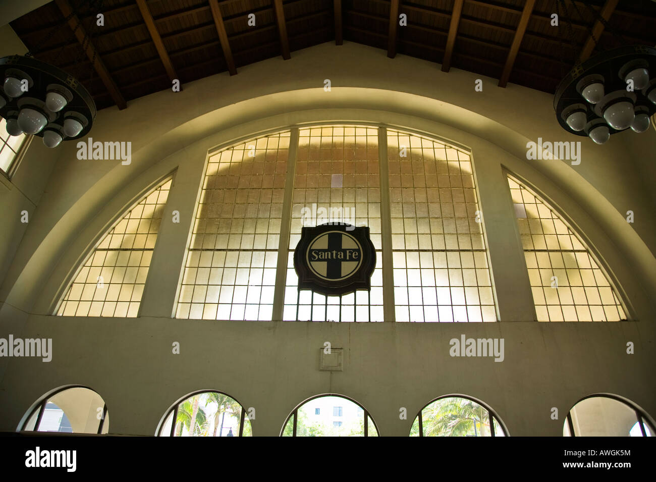 Santa Fe train Station San Diego, Kalifornien, USA Stockfoto