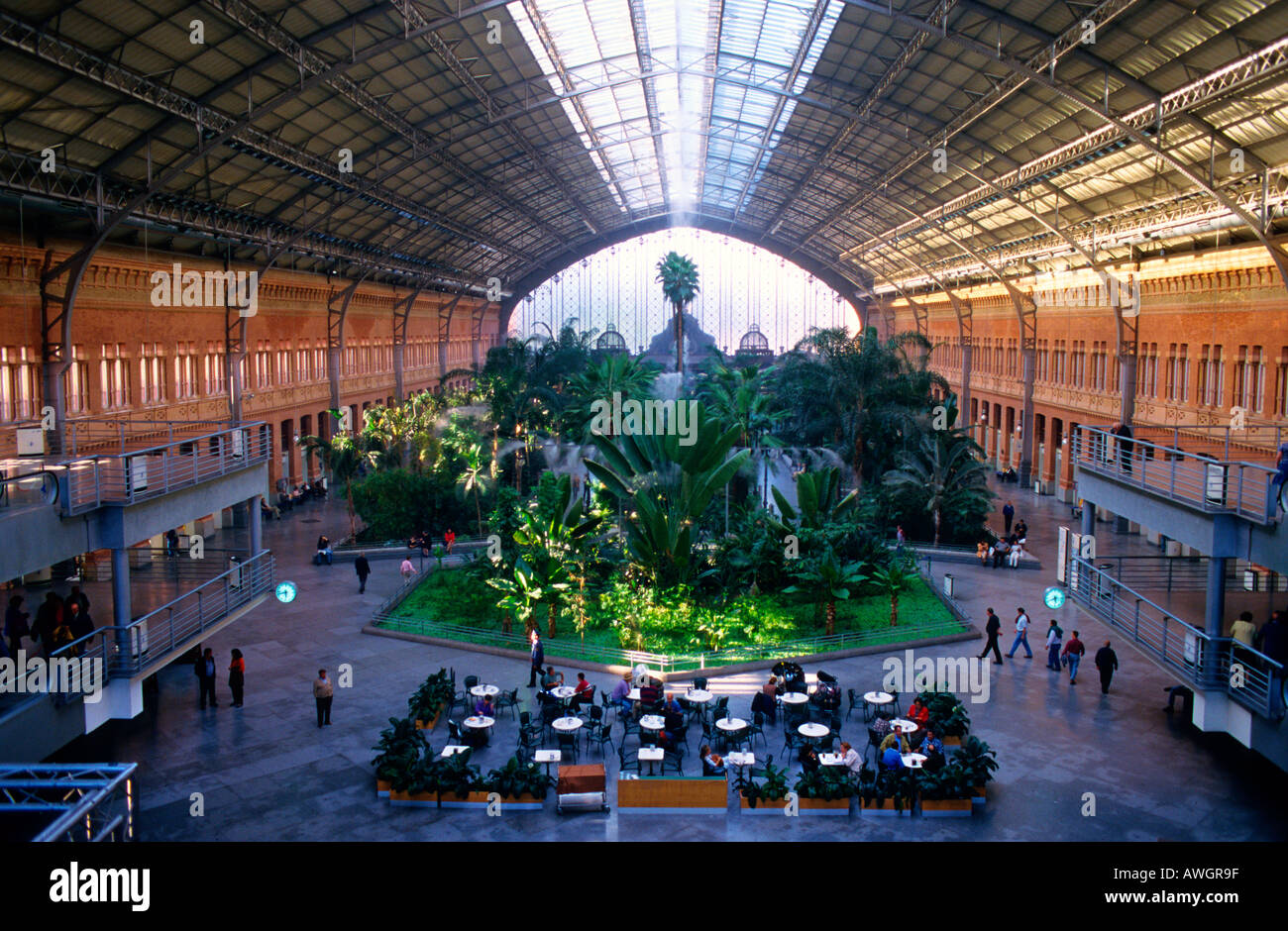 Bahnhof Atocha, Madrid Stockfoto