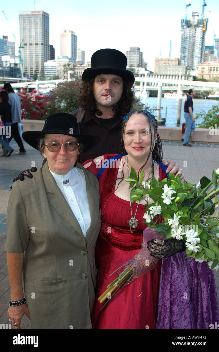 Hochzeit in der Familie Goth shot dsc 7301 Stockfoto