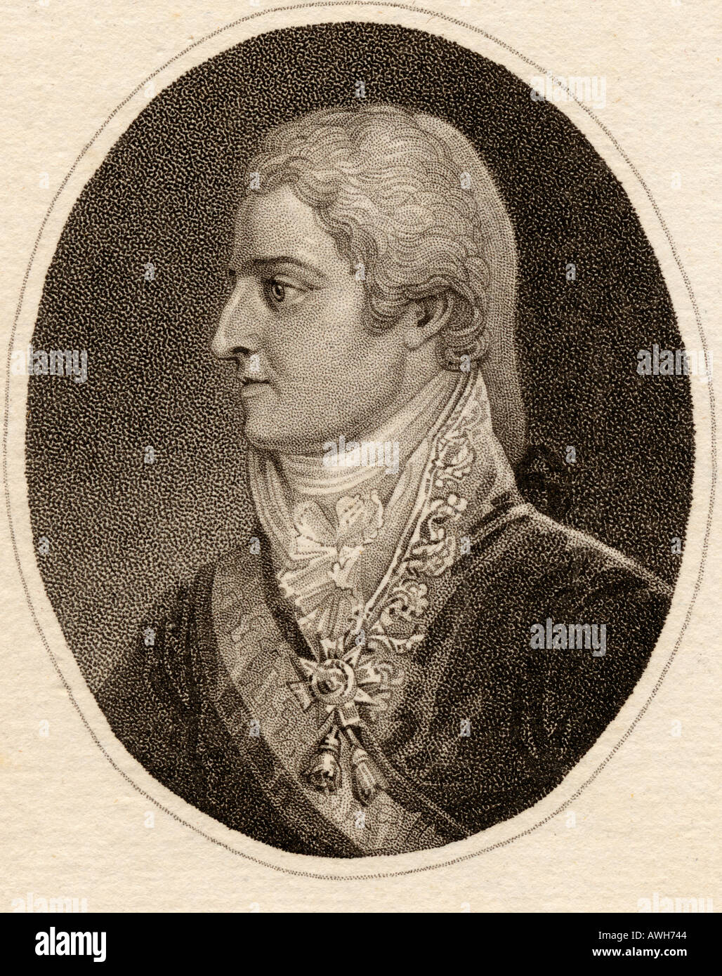 Ferdinand VII., 1784-1833, aka Ferdinand die Gewünschte. König von Spanien, 1808 - 1833. Stockfoto