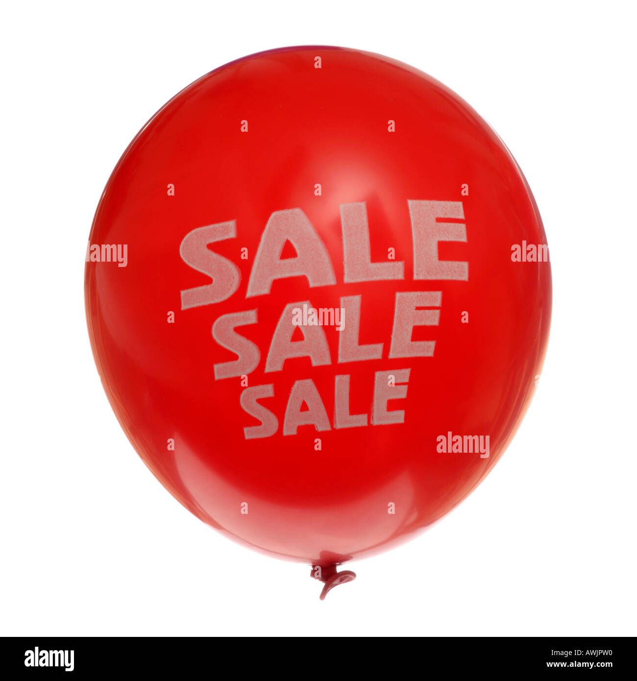 Aufgeblasenen Ballon Verkauf Stockfoto