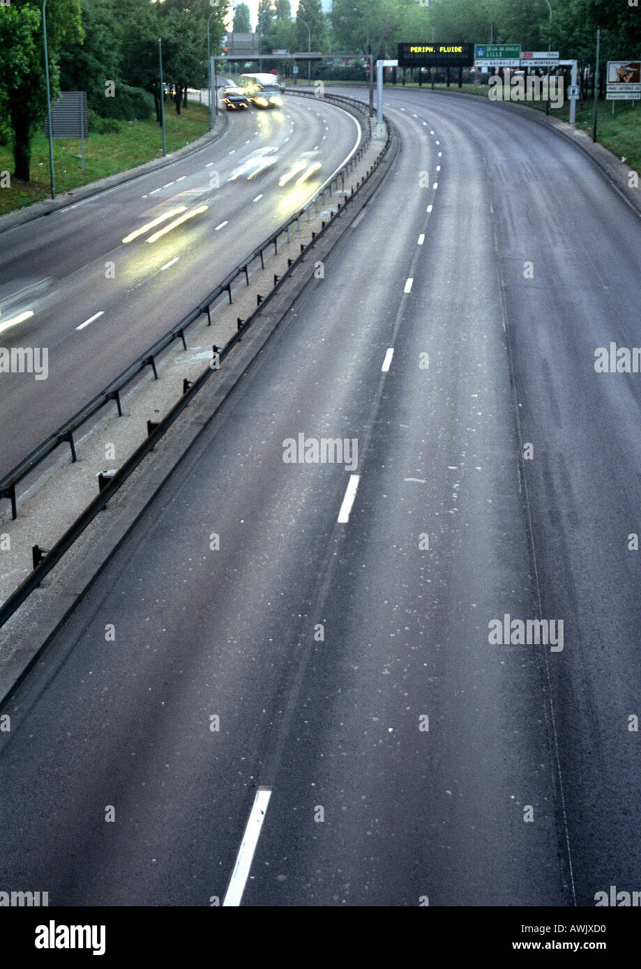 Autobahn. Stockfoto